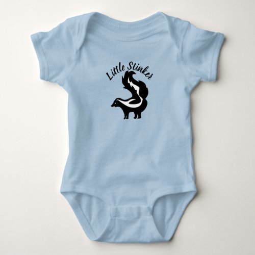 Little Stinker Cute Skunk  Baby Bodysuit