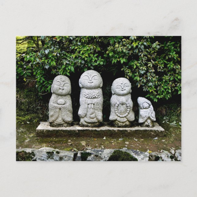 Little stone statues postcard (Front)