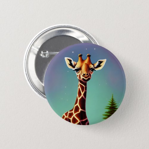 Little Story Book Giraffe Button