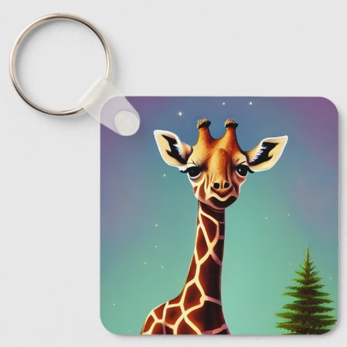 Little Story Book Giraffe Keychain
