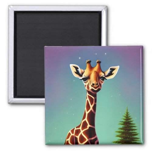 Little Story Book Giraffe Magnet