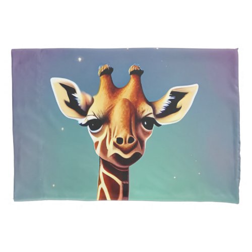 Little Story Book Giraffe Pillow Case
