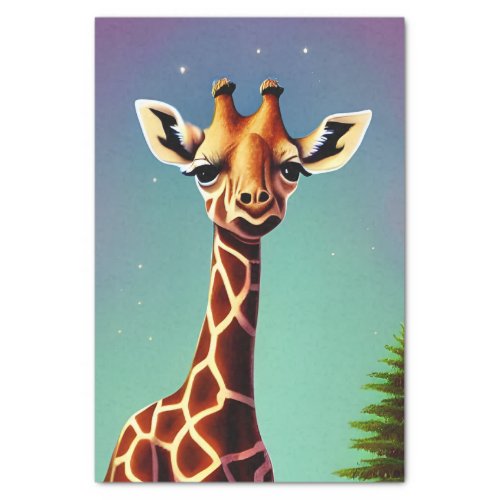 Little Story Book Giraffe Tissue Paper