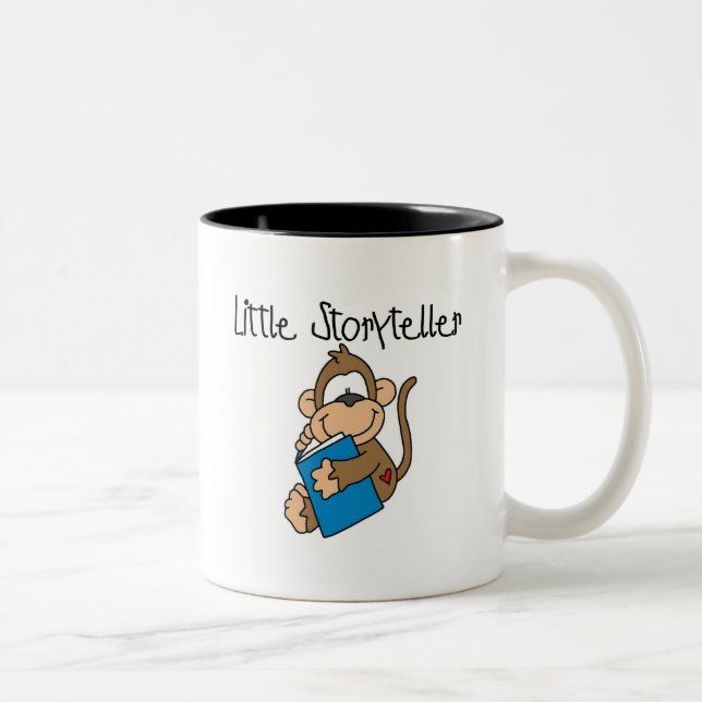 Little Storyteller Tshirts and Gifts Two-Tone Coffee Mug (Right)