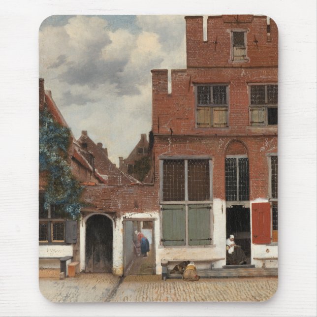 Little Street Johannes Vermeer Mouse Pad (Front)