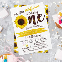 Little Sunflower 1st Birthday
