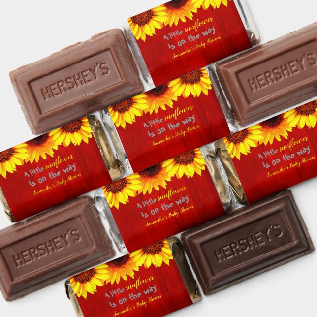 Little Sunflower Baby Shower Hershey's Miniatures (Assorted)