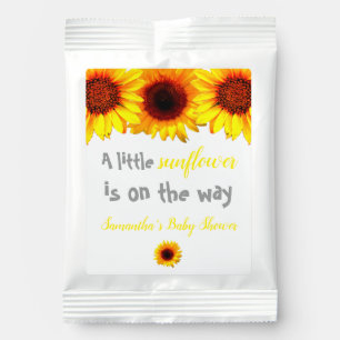 Little Sunflower Baby Shower Lemonade Drink Mix