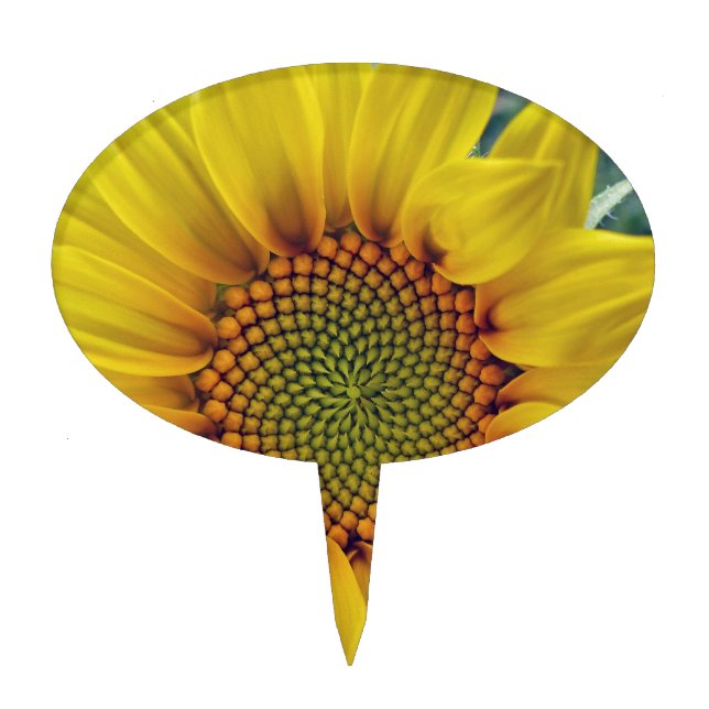 Little Sunflower Cake Topper (Front)