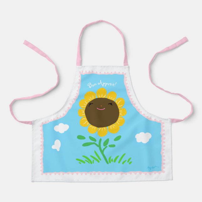 Little Sunflower Child's Apron (Front)
