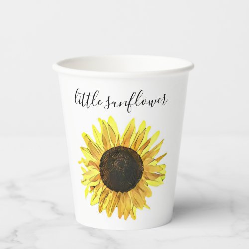 Little Sunflower Paper Cups