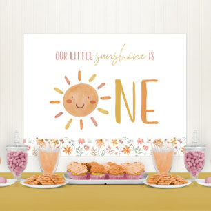 Little Sunshine 1st Birthday Banner