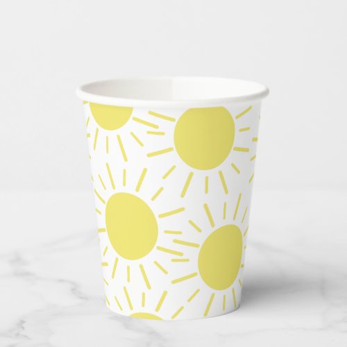 Little Sunshine 1st Birthday Party Paper Cups