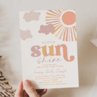 Little Sunshine Baby Shower Invitation