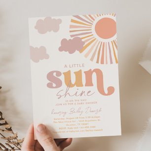 Little Sunshine Baby Shower Invitation