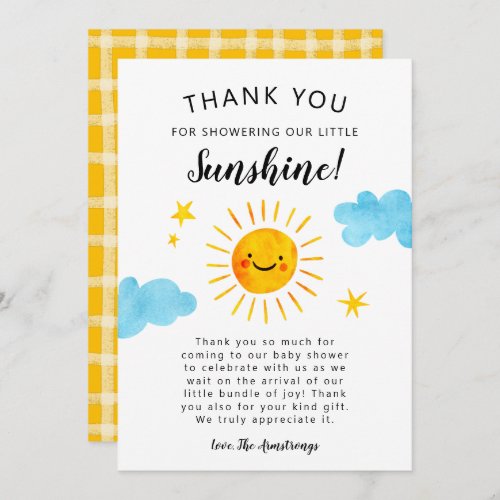 Little Sunshine Baby Shower