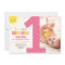 Little Sunshine Birthday invitation Lemonade Girl