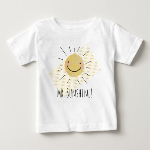 Little Sunshine Custom Baby Jersey T_Shirt