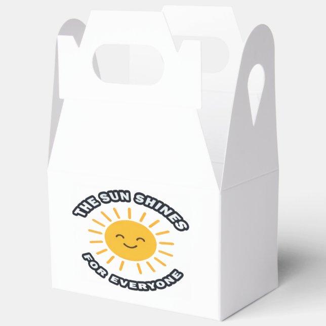 Little Sunshine Favor Box (Open)