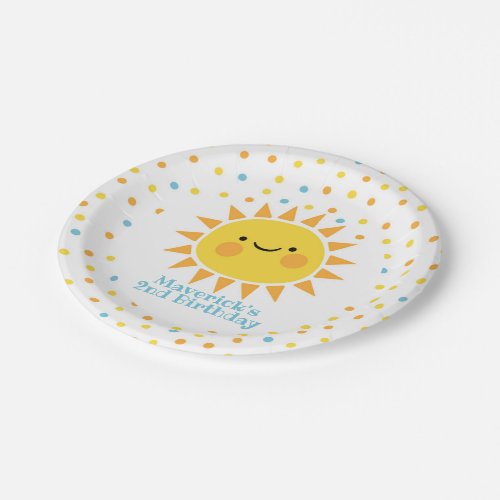 Little Sunshine Paper Plates