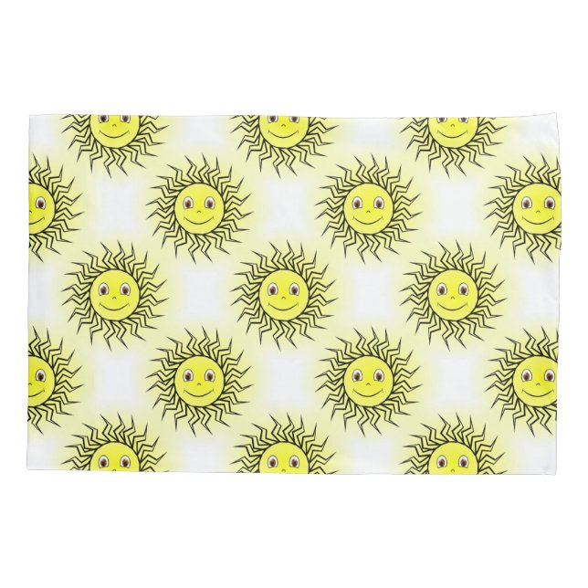 Little Sunshine Pattern Pillow Case (Back)