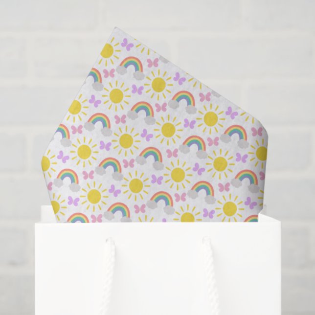  Little Sunshine & Rainbows Tissue Paper (Gift Bag)