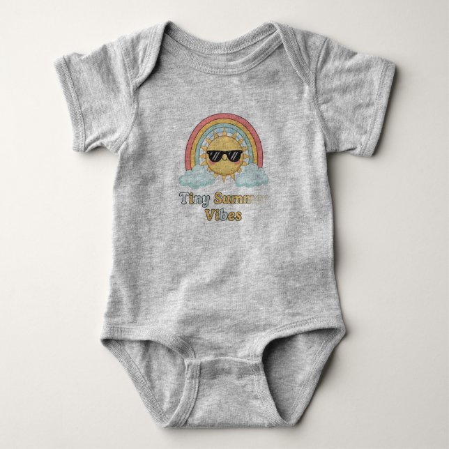 Little Sunshine Soft Baby Bodysuit (Front)