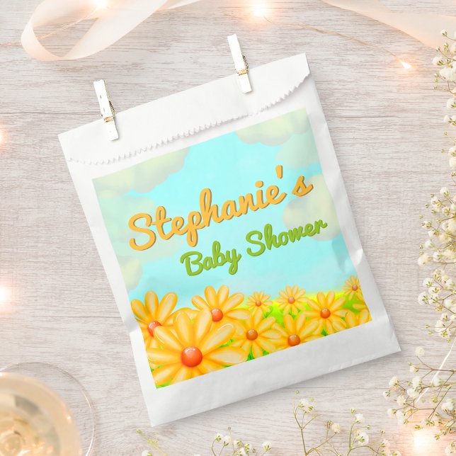 Little Sunshine - Spring Baby Shower Favor Bag (Creator Uploaded)