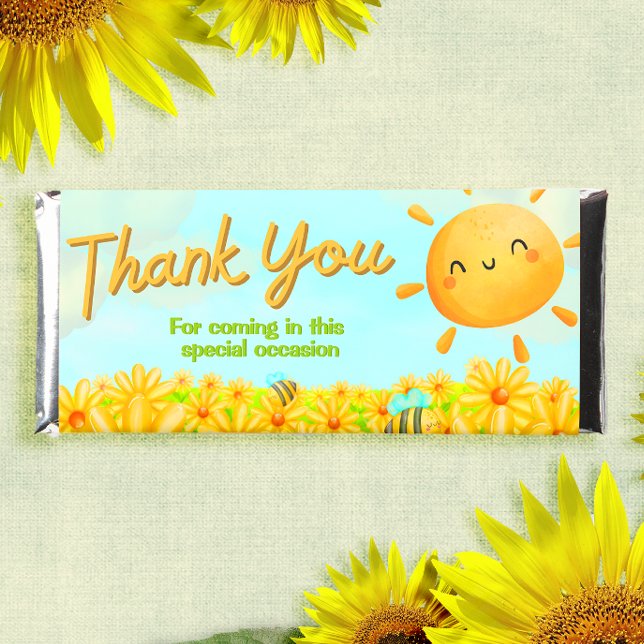 Little Sunshine - Spring Baby Shower  Hershey Bar Favors (Creator Uploaded)
