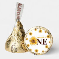 Little Sunshine Sunflower 1st Birthday Favor