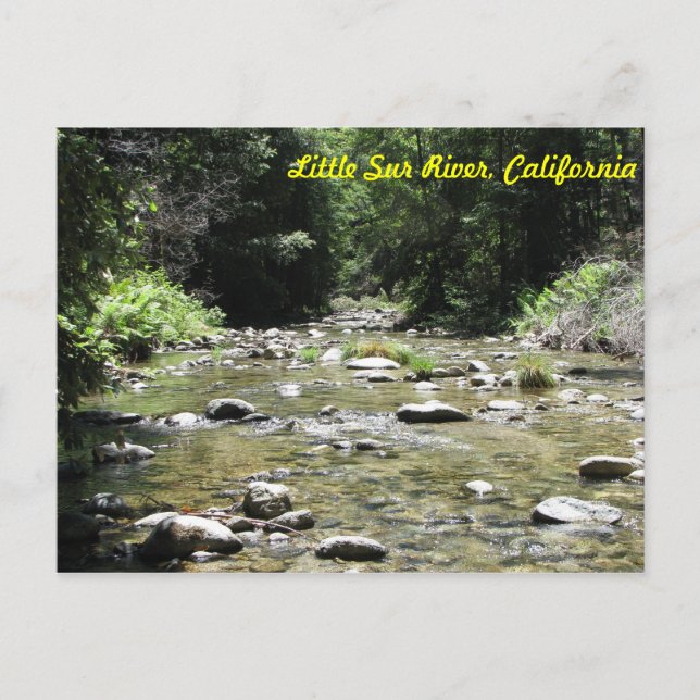 Little Sur River Postcard (Front)