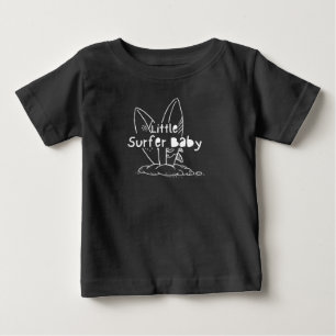 Little Surfer Baby shirt, Surfer Baby Outfit T-Shirt