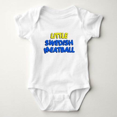 Little Swedish Meatball Baby Bodysuit