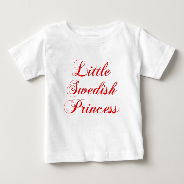 Little Swedish Princess Baby T-Shirt (Front)