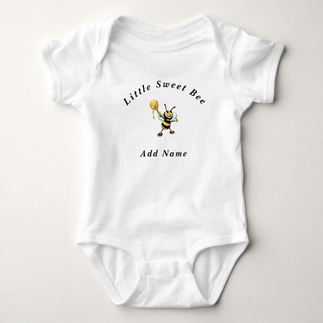  Little Sweet Bee Baby Bodysuit (Front)