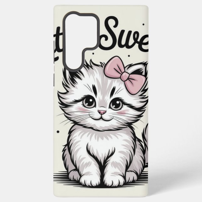 Little sweet Kitty Samsung Galaxy Case (Back)