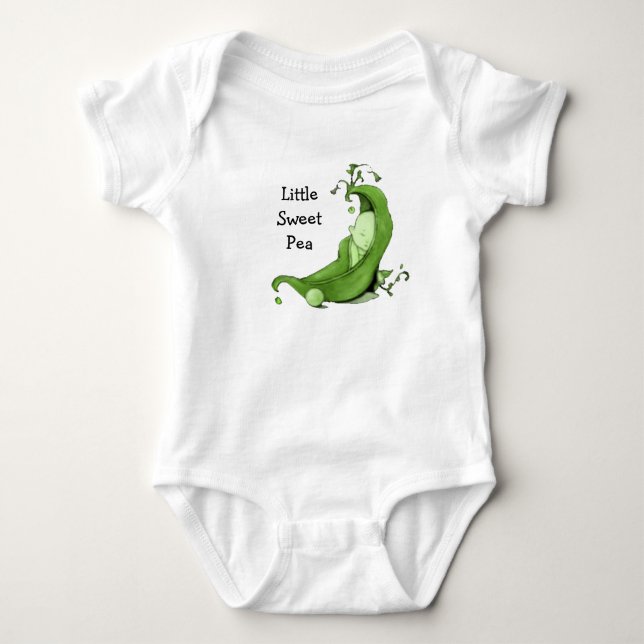 Little Sweet Pea Infant's T-Shirt Baby Bodysuit (Front)