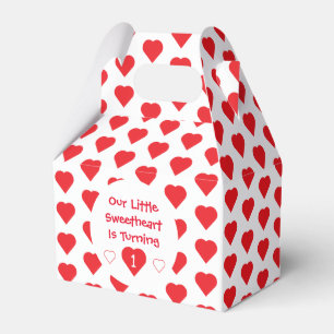 Little Sweetheart 1st Birthday Favor Boxes