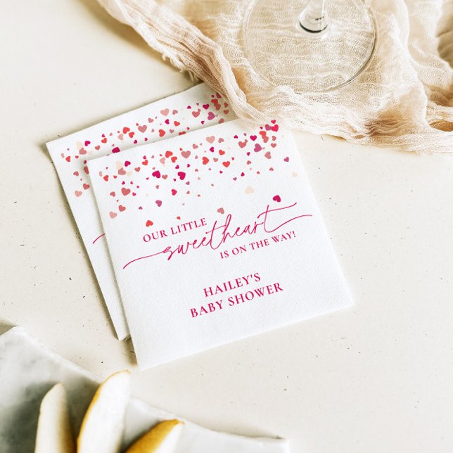 Little Sweetheart Baby Shower, Baby Shower  Napkins (Creator Uploaded)