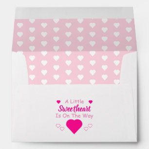 Little Sweetheart Baby Shower Envelope