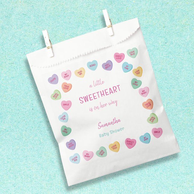 little Sweetheart baby shower Favor Bag (Creator Uploaded)