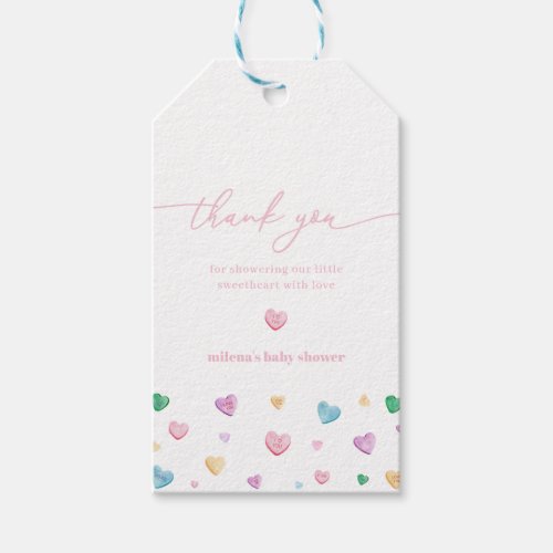 Little Sweetheart Baby Shower Favor Tag