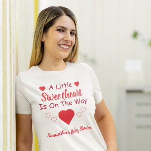 Little Sweetheart Baby Shower T-Shirt