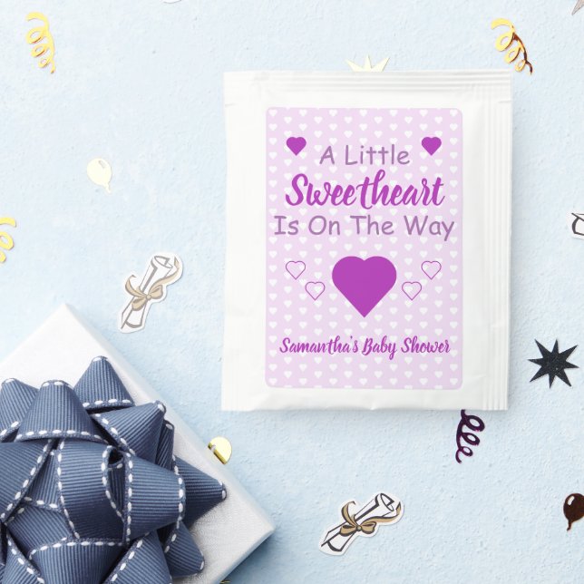 Little Sweetheart Baby Shower Tea Bag Drink Mix (Packets)
