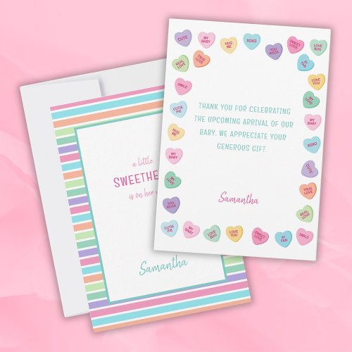 Little sweetheart baby shower