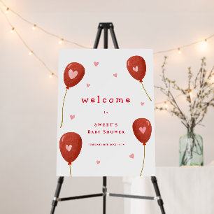 Little Sweetheart Balloon Welcome Sign Baby Shower