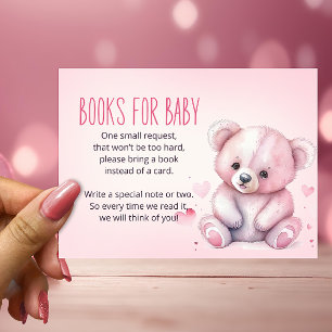 Little sweetheart bear books for baby ticket enclosure card