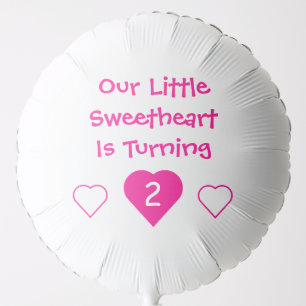 Little Sweetheart Birthday Balloon