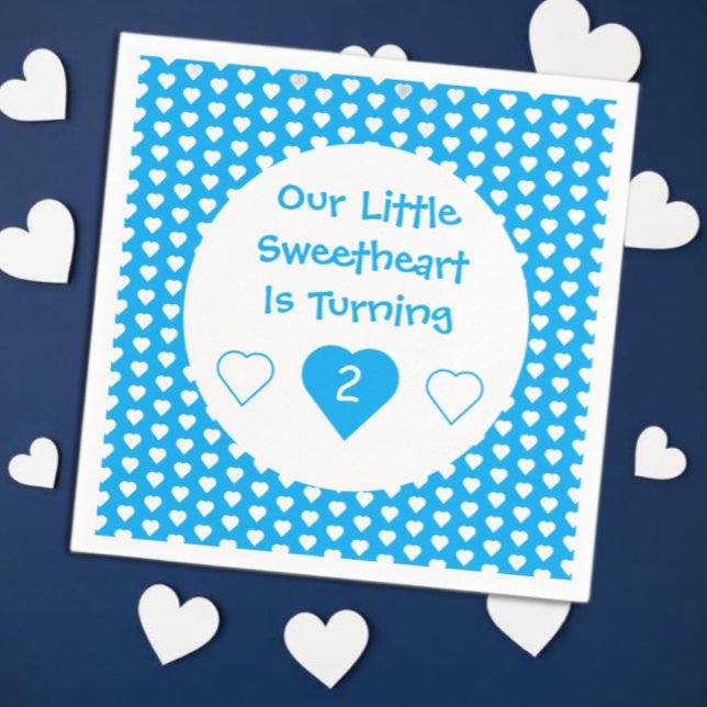 Little Sweetheart Birthday Napkins (Creator Uploaded)