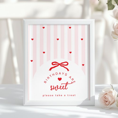 Little Sweetheart Birthdays are sweet coquette Bow